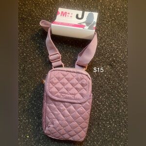 Quilted Pink Crossbody Bag